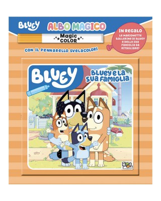 immagine di copertina del titolo Albo magico Bluey e la sua famiglia